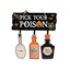 Image de DECOR - Halloween Glitter MDF Hanging  Plaque w/3 Dangling Bottles