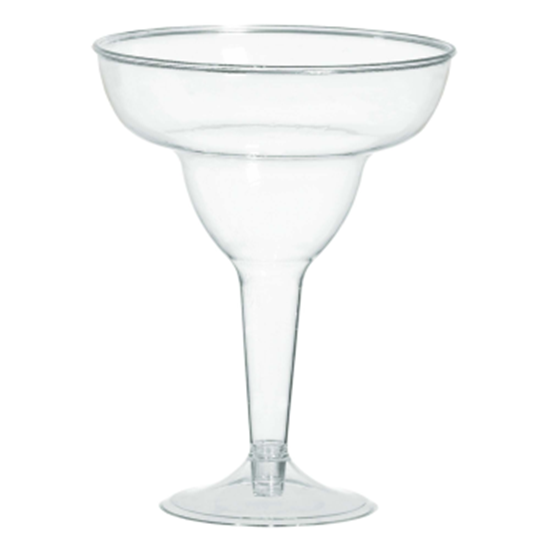 Picture of COCKTAIL - CLEAR - PLASTIC MARGARITA GLASSES