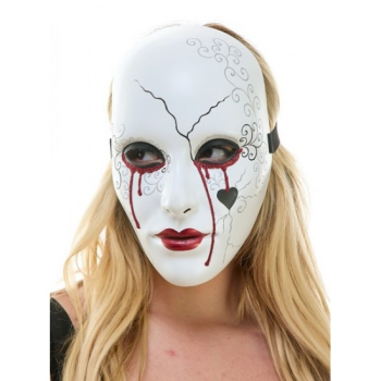 Image de MASKS - JESTER CLOWN WITH HEART AND BLOOD EYES