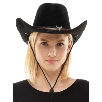 Image de HAT - WESTERN COWBOY HAT BLACK