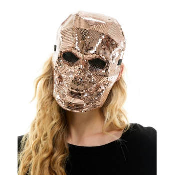 Image de MASKS - MIRROR SKULL FACE - ROSE GOLD