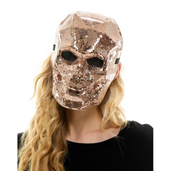 Image sur MASKS - MIRROR SKULL FACE - ROSE GOLD