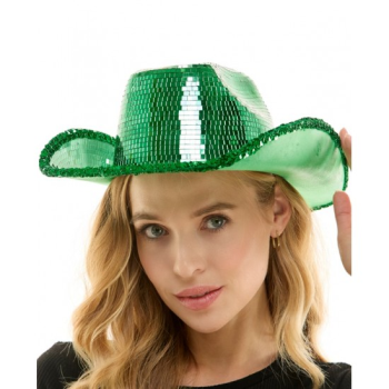 Image de HAT - MIRROR COWBOY HAT - GREEN