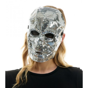 Image de MASKS - MIRROR SKULL FACE - SILVER