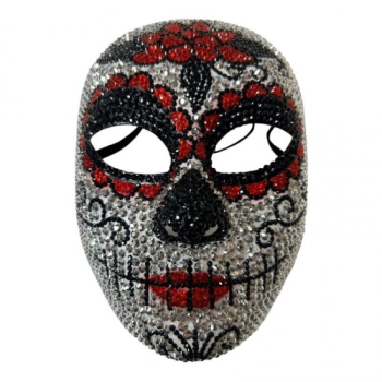 Image de MASKS - DAY OF THE DEAD RHINESTONE MASK