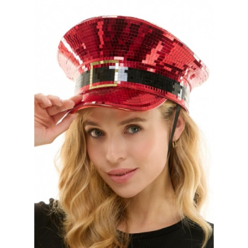 Picture of HAT - CHRISTMAS MIRROR CAPTAIN HAT