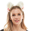 Picture of ANIMALS - Furry Cat Ears w/Bell - WHITE