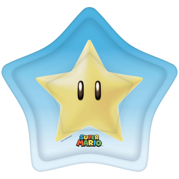 Picture of SUPER MARIO - 7"  SHAPED PLATE STAR