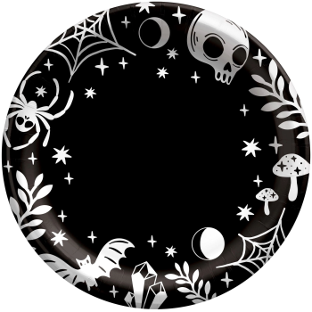 Image de TABLEWARE - Spellbound 10 1/2" Round Paper Plates