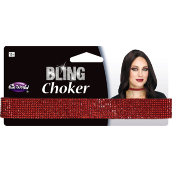 Image sur DEVIL - RED BLING CHOCKER
