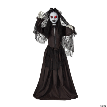 Image de 5.5' Standing Jaw Dropping Bride with Black Dress