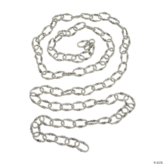 Image sur 12' Grey Plastic Bone Link Chain