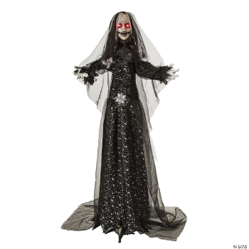 Image de 5.5' Standing Animated Bride with Black Dress