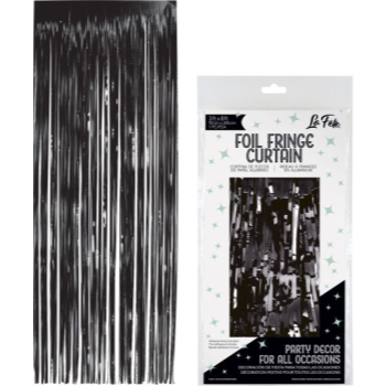 Image de DECOR - FOIL CURTAIN 3'x8' - BLACK