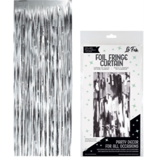Image sur DECOR - FOIL CURTAIN 3'x8' - SILVER