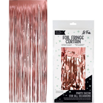 Image de DECOR - FOIL CURTAIN 3'x8' - ROSE GOLD