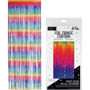 Image de DECOR - FOIL CURTAIN 3'x8' - RAINBOW