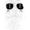 Image sur SUSPENDERS GLASSES BOWTIE KIT - WHITE