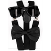 Image sur SUSPENDERS GLASSES BOWTIE KIT - BLACK