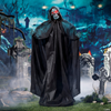 Image sur 5.5' Animated Standing Skeleton of Death Statue
