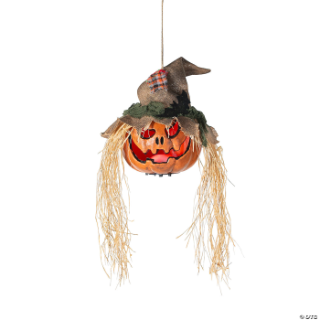 Image de 11" x 27.5" Hanging Pumpkin Head