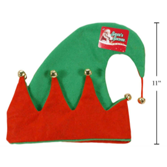 Picture of WEARABLES - 10" ELF HAT WITH BELLS 