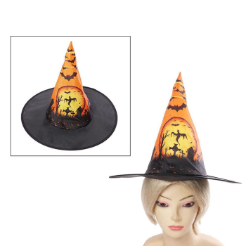 Image de WITCH - WITCH HAT WITH SCARY THEME PRINT