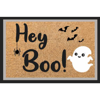 Image de DECOR - HAPPY HALLOWEEN DOOR MAT - BOO
