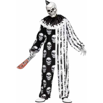 Image de SKELE-CLOWN ADULT COSTUME ONE SIZE