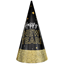 Image de WEARABLES - Happy New Year's Glitter Dipped Cone Hat - Black, Silver, Gold
