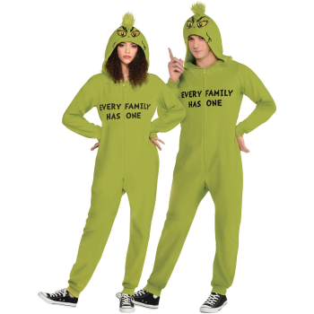 Picture of WEARABLES - Dr. Seuss The Grinch Zipster - Adult L/XL