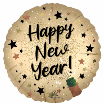 Image de 18" FOIL - NATURAL SPARKLE HAPPY NY