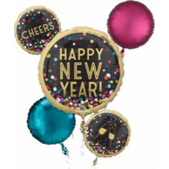 Image de COLORFUL CONFETTI HAPPY NY BOUQUET