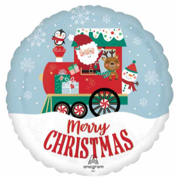 Picture of 18" FOIL - NORTH POLE EXPRESS XMAS