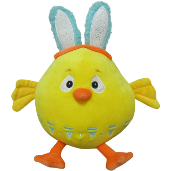 Image de Plush Chick w/ Bunny Ears 8"