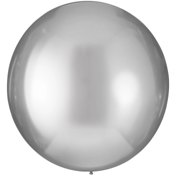 Image de 24" Luxaire Metallic Latex Balloon - Platinum