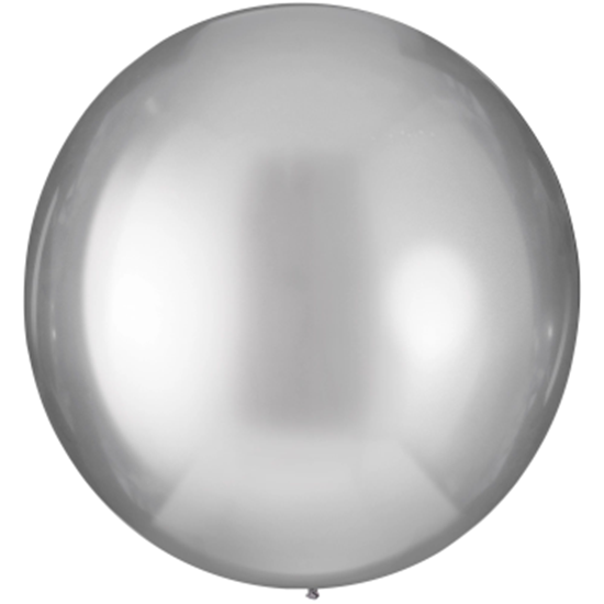 Image sur 24" Luxaire Metallic Latex Balloon - Platinum