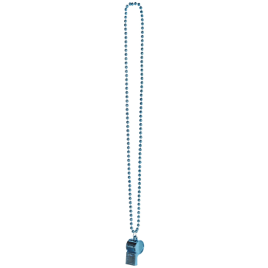 Image sur POLICE - Light Blue Whistle on Chain Necklace