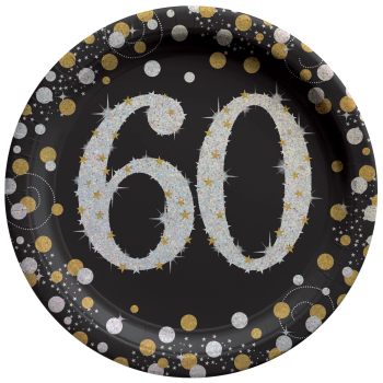 Image de 60TH - SPARKLING "NUMBER ONLY" - 7" PLATE