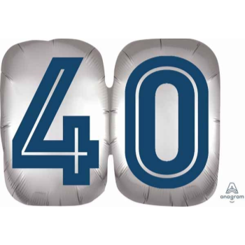 Image de 25" - HAPPY BDAY MAN 40TH SHAPE