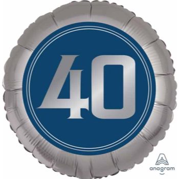 Image de 18" FOIL - HAPPY BIRTHDAY MAN 40TH
