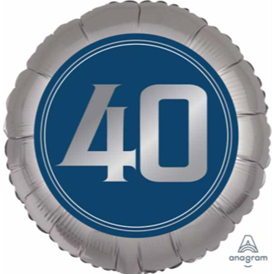 Image sur 18" FOIL - HAPPY BIRTHDAY MAN 40TH