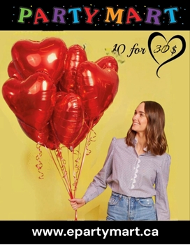 Image de 1 - 18" DEAL - FOIL RED HEARTS PROMO DEAL