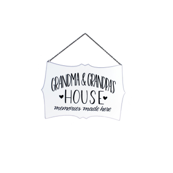 Picture of DECOR - GRANDMA AND GRANDPA HANGING PLAQUE