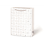 Picture of BAGS - WHITE QUILTED LARGE GIFT BAG 
