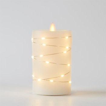 Image de PILLAR - LED PILLAR WITH STRING LIGHTS 5"