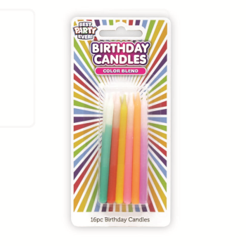 Image de PARTY CANDLES - BLENDED TAPERS