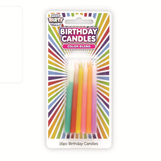 Image sur PARTY CANDLES - BLENDED TAPERS