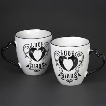 Image de TABLEWARE - DOUBLE SIDED MUG SET - LOVE BIRDS