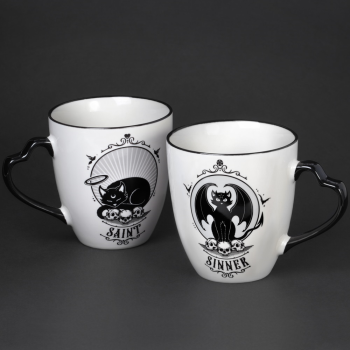 Image de TABLEWARE - DOUBLE SIDED MUG SET - SAINT & SINNER